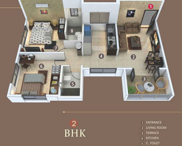 2BHK Apartment for Sale