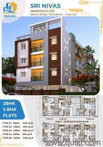 3 BHK 1210 Sq. ft Apartment for Sale in Villivakkam, Chennai