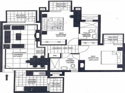 1087 sq ft 2 BHK 2T Apartment for rent in Suncity Essel Towers at Sector 28, Gurgaon by Agent Raman Singh