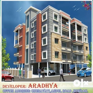 2bhk 880sq ft 22lac, 540sq ft 14lac new flat with lift at Andul Bazar.