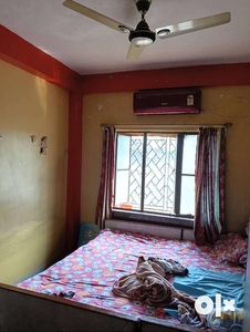 3 BHK flat, with two toilets and one South facing balcony.