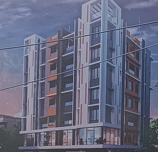 1173 sq ft 3 BHK 2T East facing Apartment for sale at Rs 1.41 crore in CC New Project in Bansdroni, Kolkata