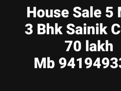3 bhk 5 marla house sale in sainik colony Jammu