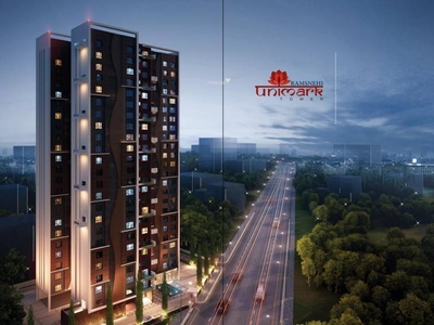 3324 sq ft 4 BHK 4T Completed property Apartment for sale at Rs 4.23 crore in Unimark Ramsnehi Unimark Tower in Kankurgachi, Kolkata