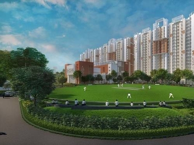 769 sq ft 3 BHK 2T Apartment for sale at Rs 57.00 lacs in Merlin Rise 11th floor in Rajarhat, Kolkata