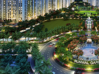 904 sq ft 3 BHK Under Construction property Apartment for sale at Rs 1.09 crore in Runwal Gardens in Dombivali, Mumbai