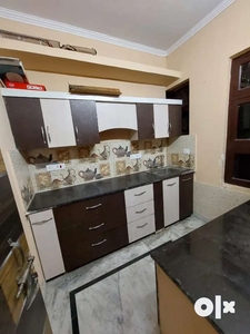 One room with attached toilet and modular kitchen