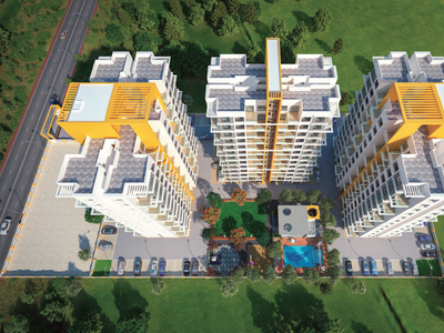 1050 sq ft 2 BHK 2T East facing Apartment for sale at Rs 75.00 lacs in Saptsiddhi Savali Saffron Phase II in Mundhwa, Pune