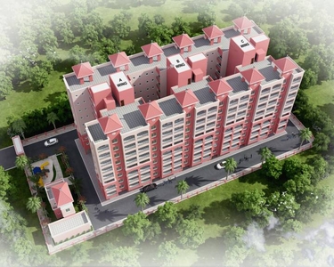 763 sq ft 2 BHK Under Construction property Apartment for sale at Rs 54.30 lacs in Aaiji Pink City in Lohegaon, Pune