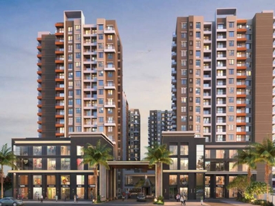 875 sq ft 3 BHK Under Construction property Apartment for sale at Rs 96.25 lacs in Sonigara Dwaarka World Ph 1 in Moshi, Pune