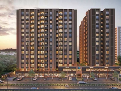 916 sq ft 3 BHK Launch property Apartment for sale at Rs 83.00 lacs in Ratna Turquoise Greenz in Shela, Ahmedabad