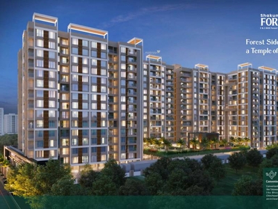 979 sq ft 3 BHK Under Construction property Apartment for sale at Rs 74.00 lacs in Shakuntal Forestia in Moshi, Pune