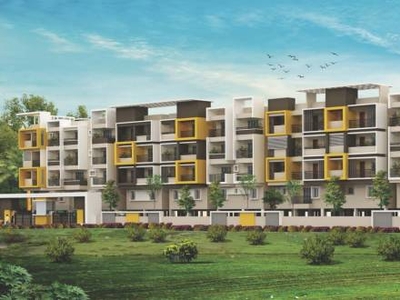 1196 sq ft 2 BHK Completed property Apartment for sale at Rs 66.49 lacs in Saranya Soham in Marathahalli, Bangalore