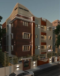 1270 sq ft 3 BHK 3T East facing Apartment for sale at Rs 84.28 lacs in Kanya Aadhav in Pallikaranai, Chennai
