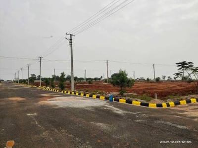 1323 sq ft West facing Plot for sale at Rs 12.05 lacs in DTCP AND RERA APPROVED OPEN PLOTS PHARMA CITY LAYOUT in Srisailam Highway, Hyderabad
