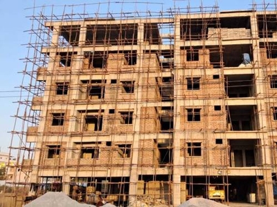 1380 sq ft 3 BHK 3T NorthEast facing Apartment for sale at Rs 68.31 lacs in Adasada Elite Homes 3th floor in Gajulramaram Kukatpally, Hyderabad