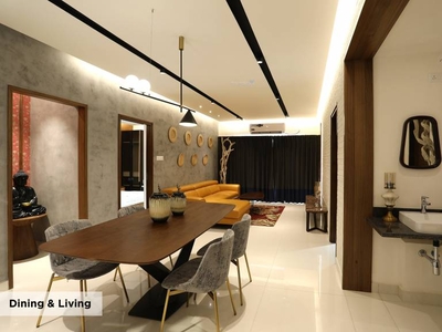 1613 sq ft 3 BHK Under Construction property Apartment for sale at Rs 1.59 crore in My Home Mangala in Kondapur, Hyderabad