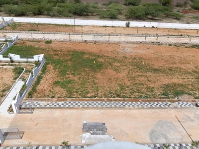 180 sq ft East facing Plot for sale at Rs 39.60 lacs in Bhashyam Emerald County in Thimmapur, Hyderabad