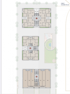 1850 sq ft 3 BHK 3T East facing Apartment for sale at Rs 86.35 lacs in Trinity Sky in Bopal, Ahmedabad