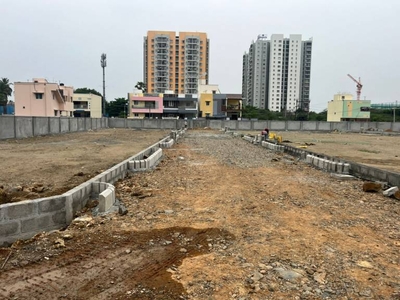 2400 sq ft North facing Plot for sale at Rs 1.32 crore in Project in Siruseri, Chennai