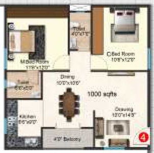 2BHK Apartment for Sale