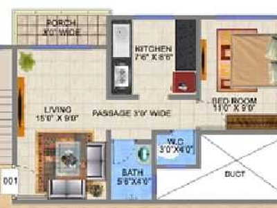 2BHK Apartment for Sale