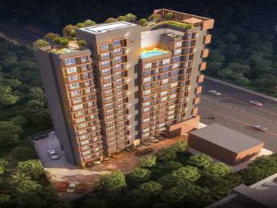 663 sq ft 1 BHK 1T East facing Apartment for sale at Rs 43.00 lacs in Meghna Meghna 7 5th floor in Kharghar, Mumbai