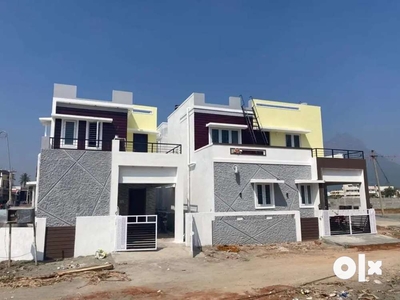 3BHK Villa Duplex 52Lacs 400meter bustop@Thudiyalur(Maniyakaranpalayam
