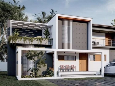 Contemporary style new villa