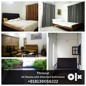 Rooms and Apartments for Daily rent and Weekly rent in Thrissur