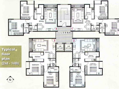 2 BHK Flat for rent in Kalamboli, Navi Mumbai - 1050 Sqft