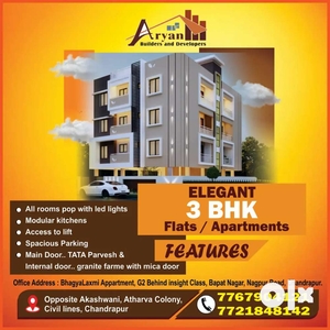 3-Bhk luxurious flats at Civil line Area Akashwani