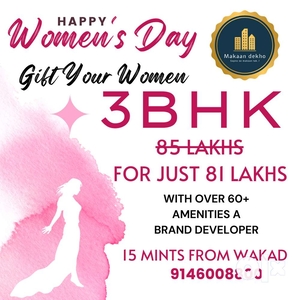 3bhk for just 81 lakhs all inclusive