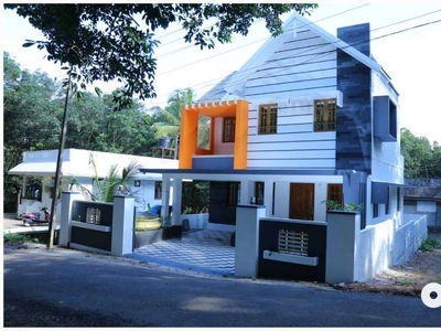 5 cents plot with 1600 sqft 3BHK new house for sale at Kanjiramattom.