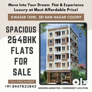 AFFORDABLE 2&4 BHK FLATS FOR SALE AT MASB TANK | UNDER CONSTRUCTION