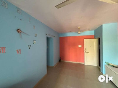 Furnished 1 bhk with master bedroom and big carpet area