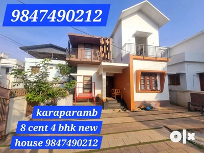 Karaparamb 8.5 cent 2100 sqft 4 bhk fancy house