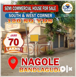Semi commercial house for sale in Nagole