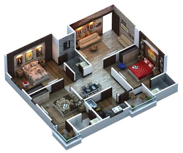 3 BHK Apartment 1305 Sq.ft. for Sale in