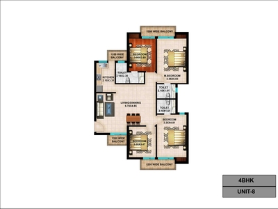 4 BHK Apartment For Sale in Excella Kutumb Lucknow