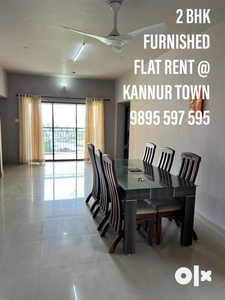 2 BHK FULLY FURNISHED FLAT RENT @ SN PARK , KANNUR TOWN