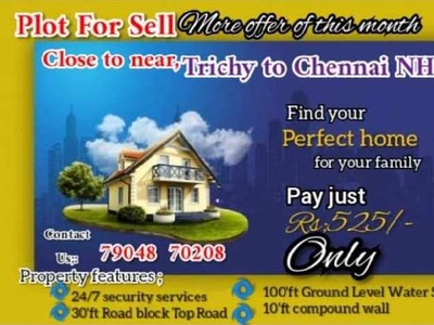 Residential Plot 2400 Sq.ft. for Sale in Samayapuram, Tiruchirappalli