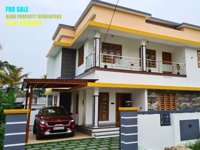 6BHK NEW 6 cent 2 storeyed House 150m from aluva munnar road FOR SALE