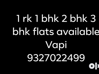 1/2/3bhk flat available on rent in chala vapi
