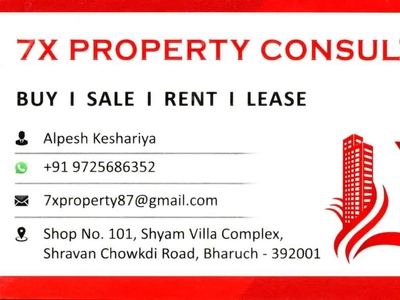 1bhk flat available for rent Zadeshwar Chokdi road