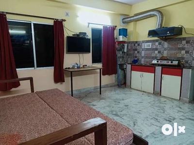 1bhk Furnished flat rent at Mukundapur near AMRI Hospital