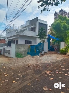 2.3/4 cent plot with 2 storied house at Thrissur, Kuriachira.