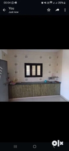 2BHK full furnished, 2 AC 4 beds fans fridge cupboards