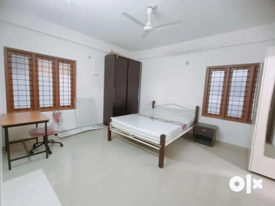 2BHK New Apartment @ Kowdiar, semifurnished with cot, Dining table etc