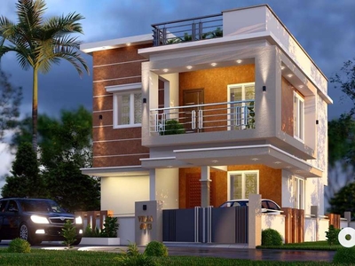 3.45 cent 3 bhk new house sale in bondel
